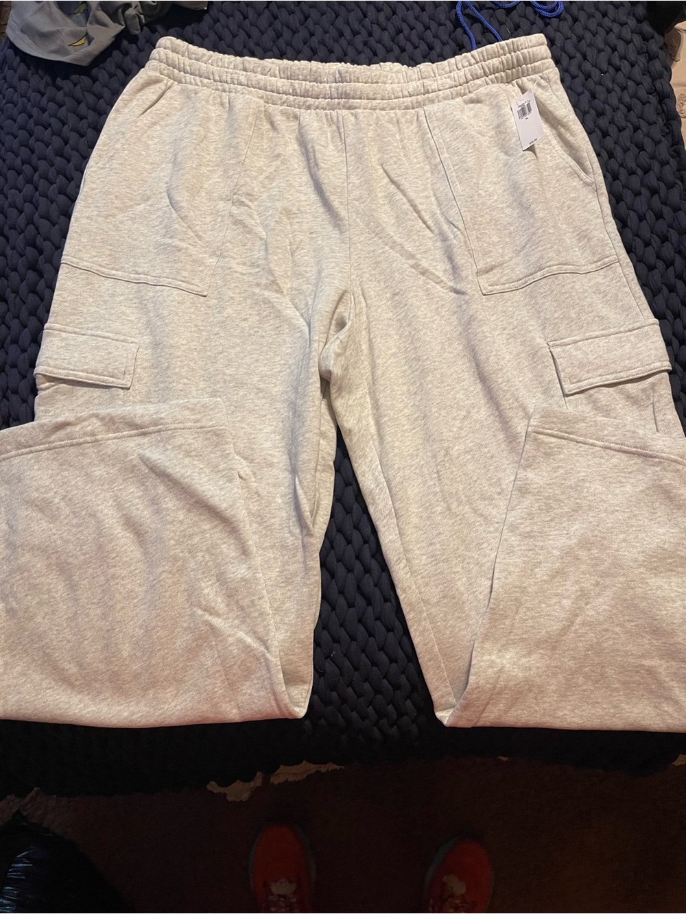 Women’s light Gray Cargo Sweatpants - Old Navy